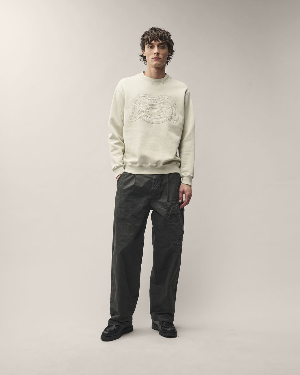 Micro-Reps Boxy Pleats Cargo Pants 21CMPA111A 985 C.P. COMPANY 