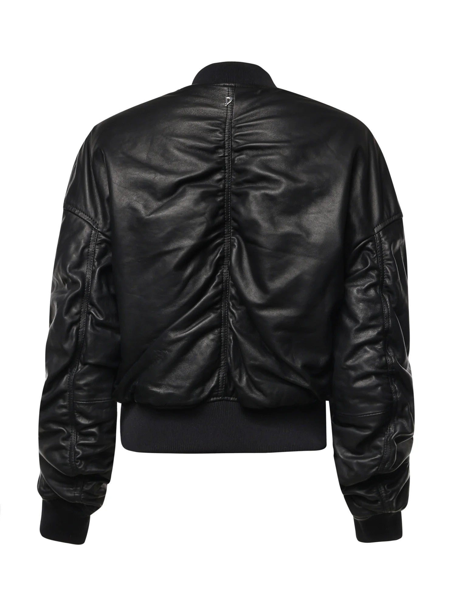 Bomber in pelle nero DJ800PL0511XXX 999 DONDUP 