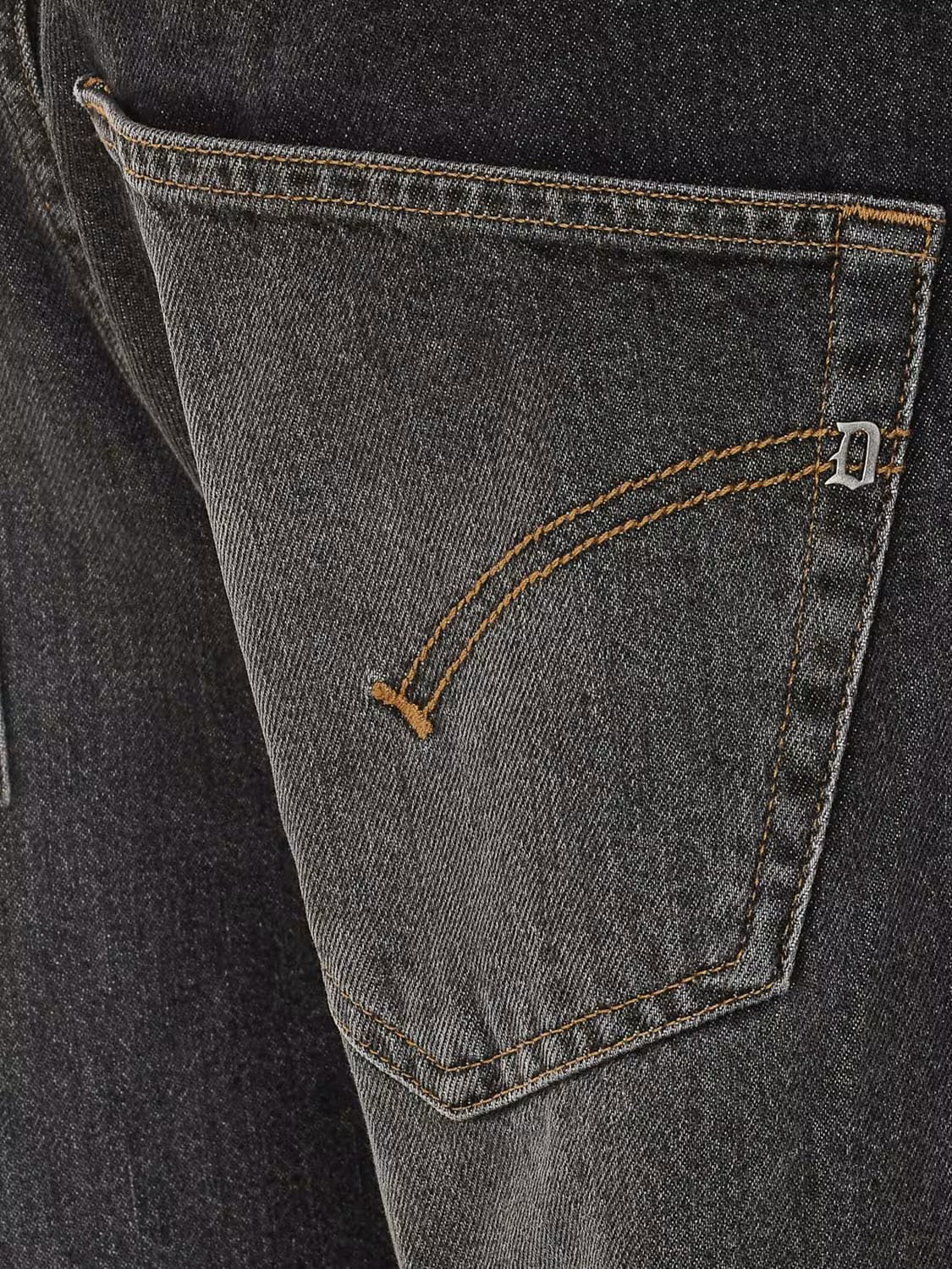 Jeans straight cinque tasche in denim UP434DFH339MX3 999 DONDUP 