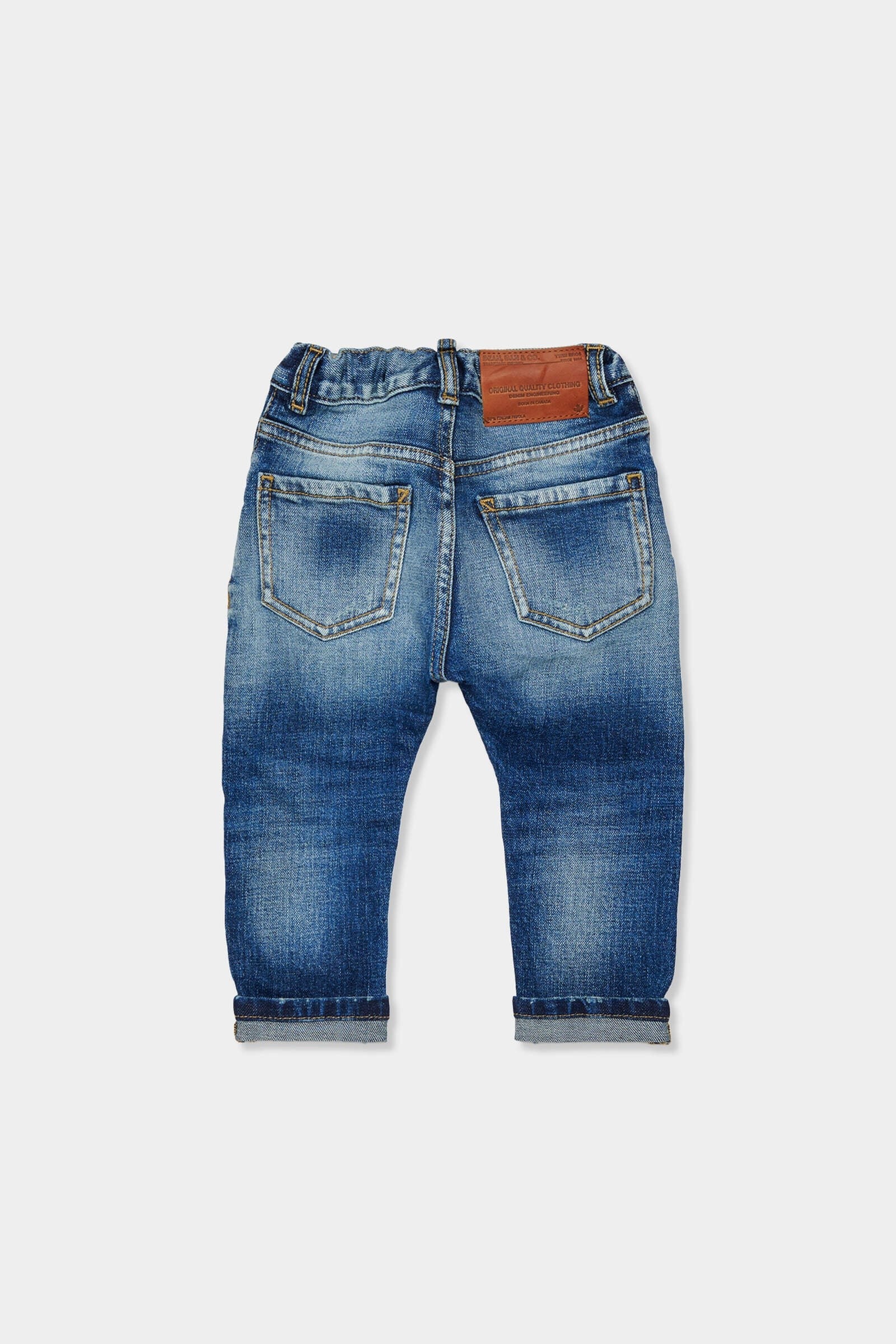 Jeans D2Kids Newborn Lavaggio Medio Fade DQ01TCD0AHR DQ01 DSQUARED2 