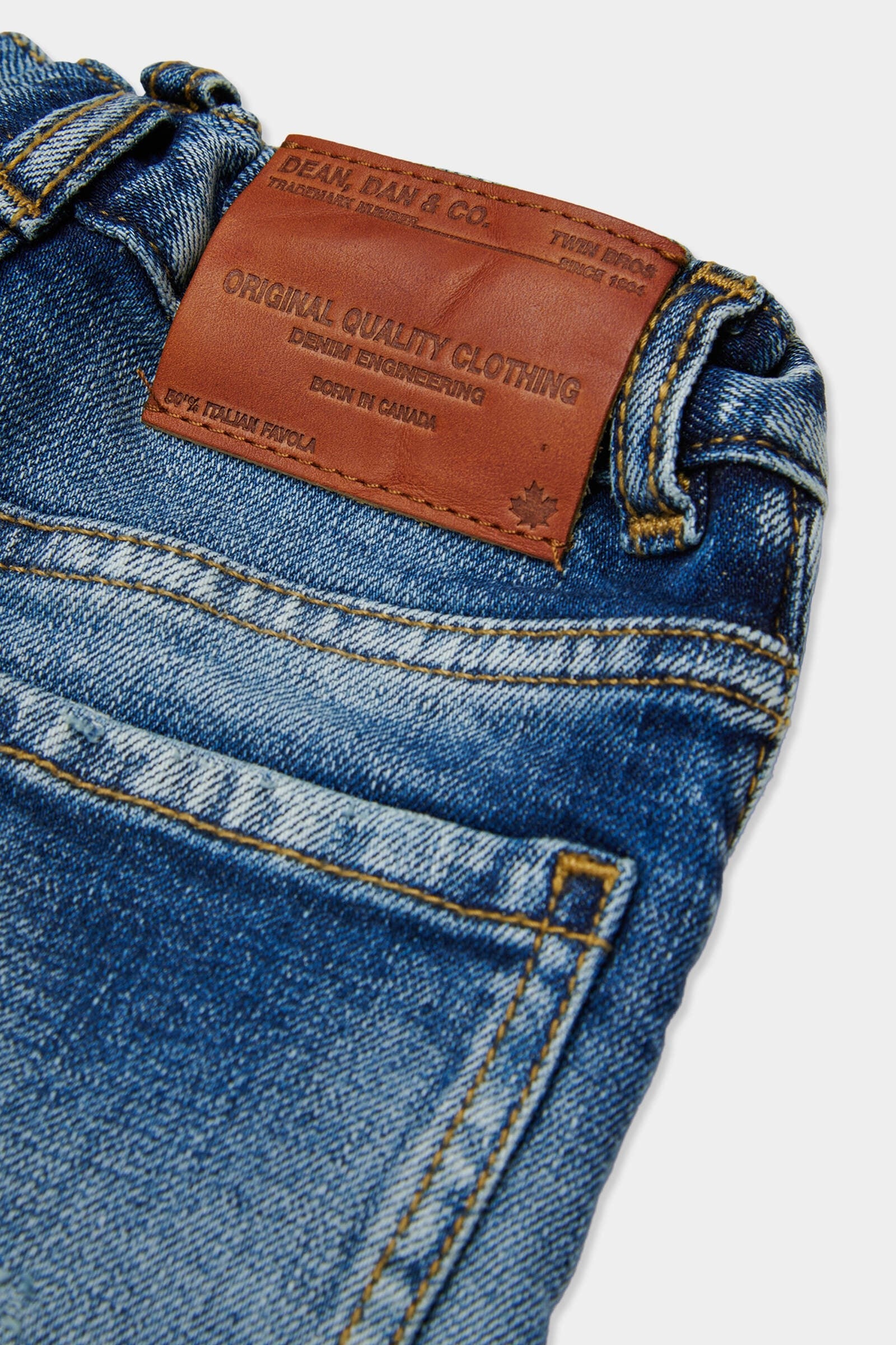 Jeans D2Kids Newborn Lavaggio Medio Fade DQ01TCD0AHR DQ01 DSQUARED2 