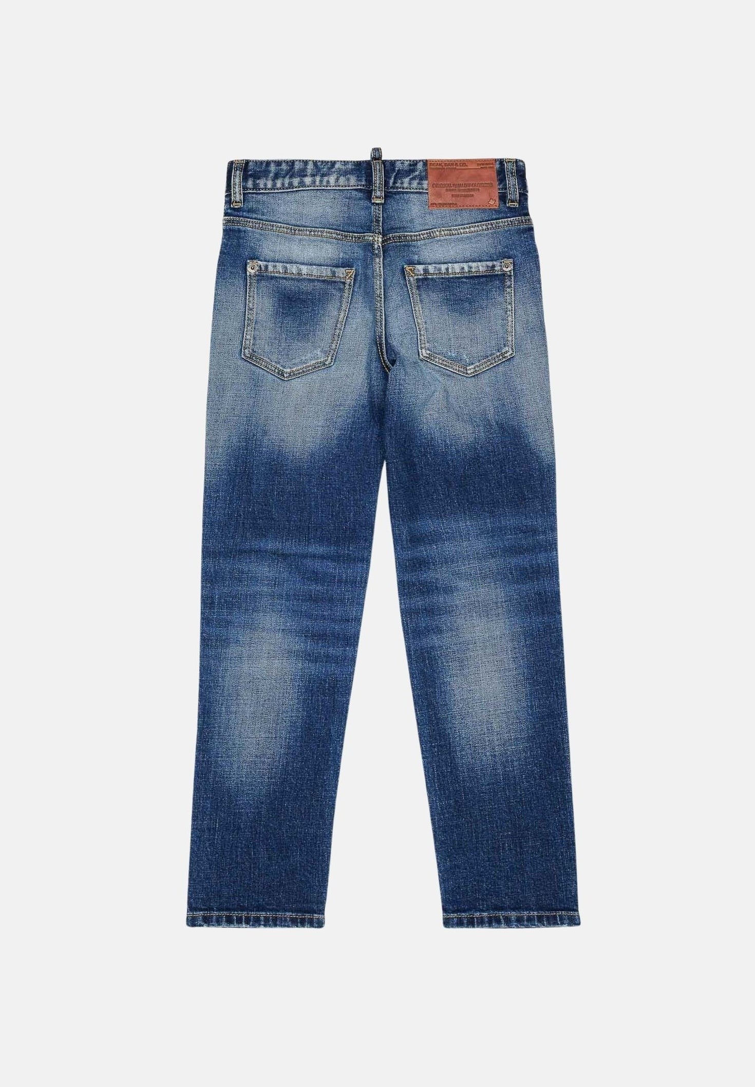 Jeans in denim lavaggio medio DQ0731D0AHR DQ01 DSQUARED2 