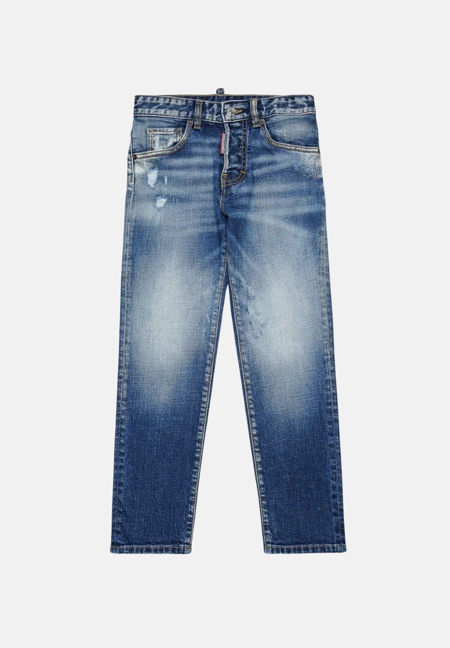 Jeans in denim lavaggio medio DQ0731D0AHR DQ01 DSQUARED2 