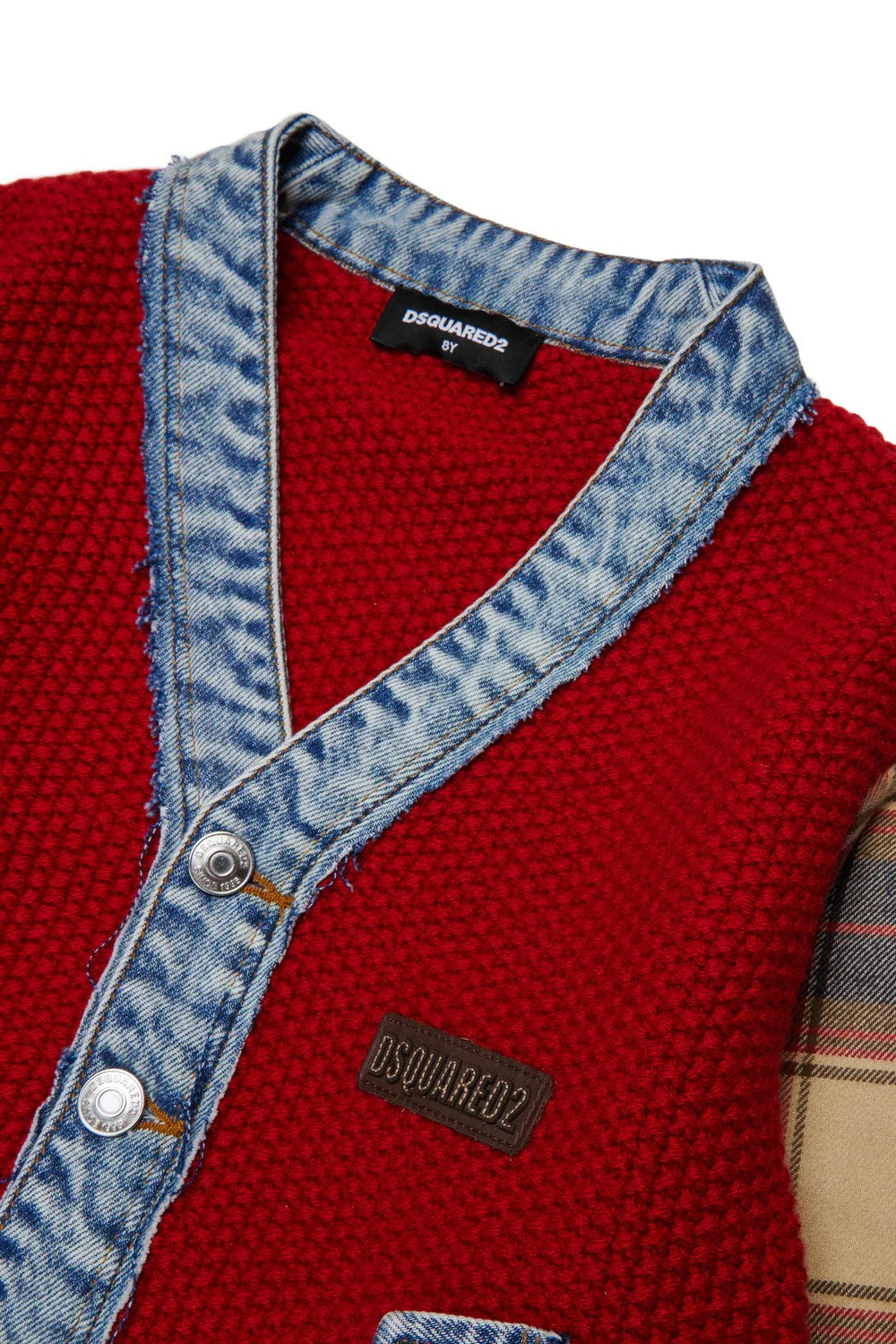 Cardigan in Lana Rubin Red DQ3407D0AJC DQ452 DSQUARED2 