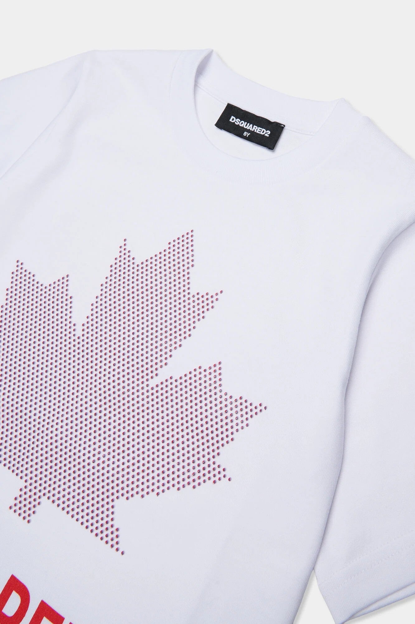T-Shirt Maple Leaf D2Kids Junior DQ3434D0AJ5 DQ100 DSQUARED2 