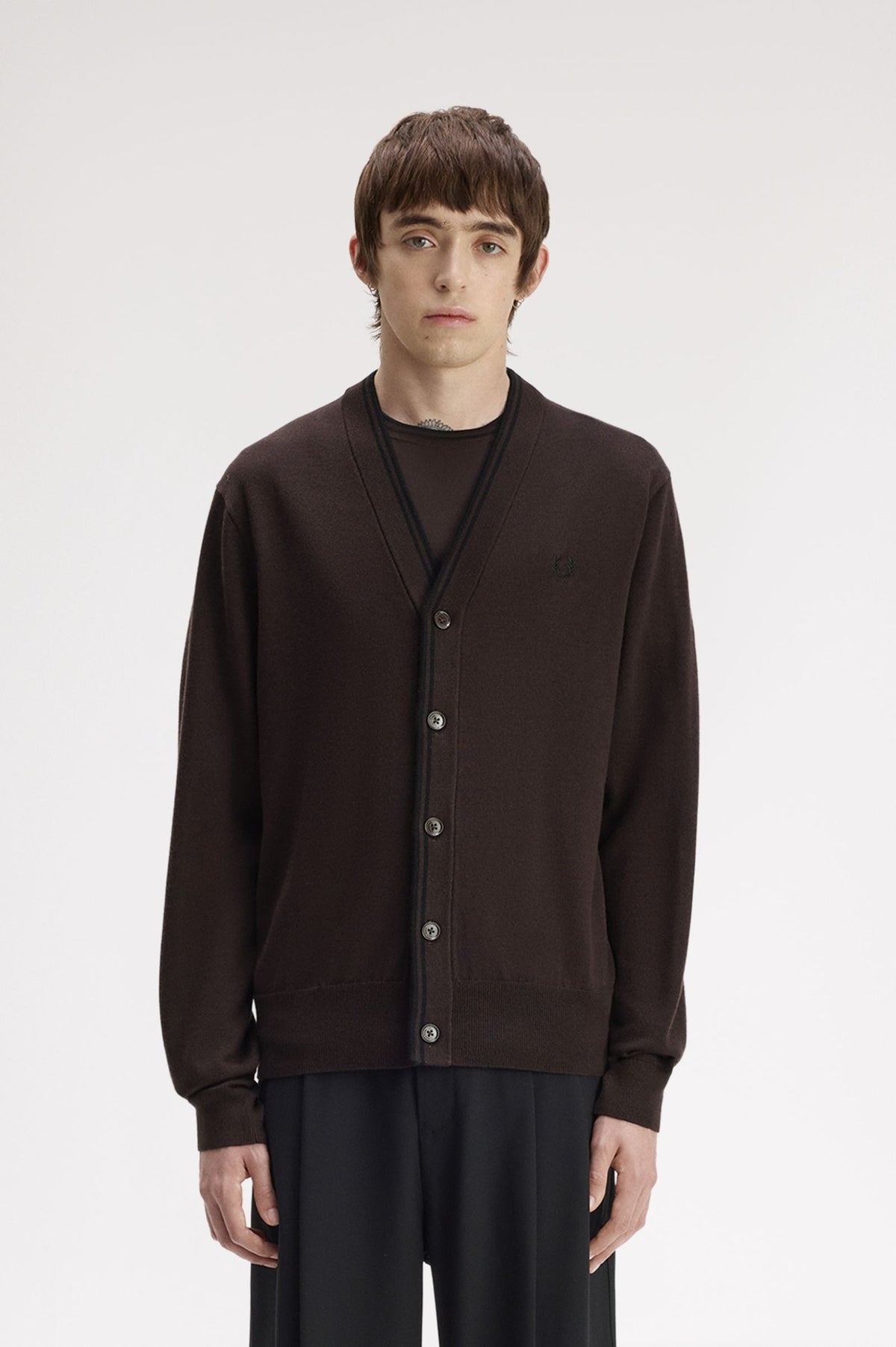 Cardigan classico K330059 33C FRED PERRY 