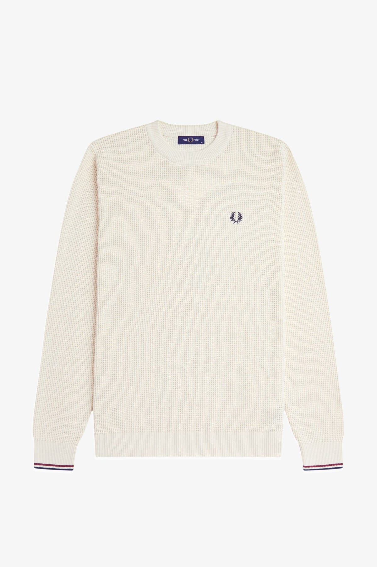 Maglione con lavorazione groffata K650759 170 FRED PERRY 