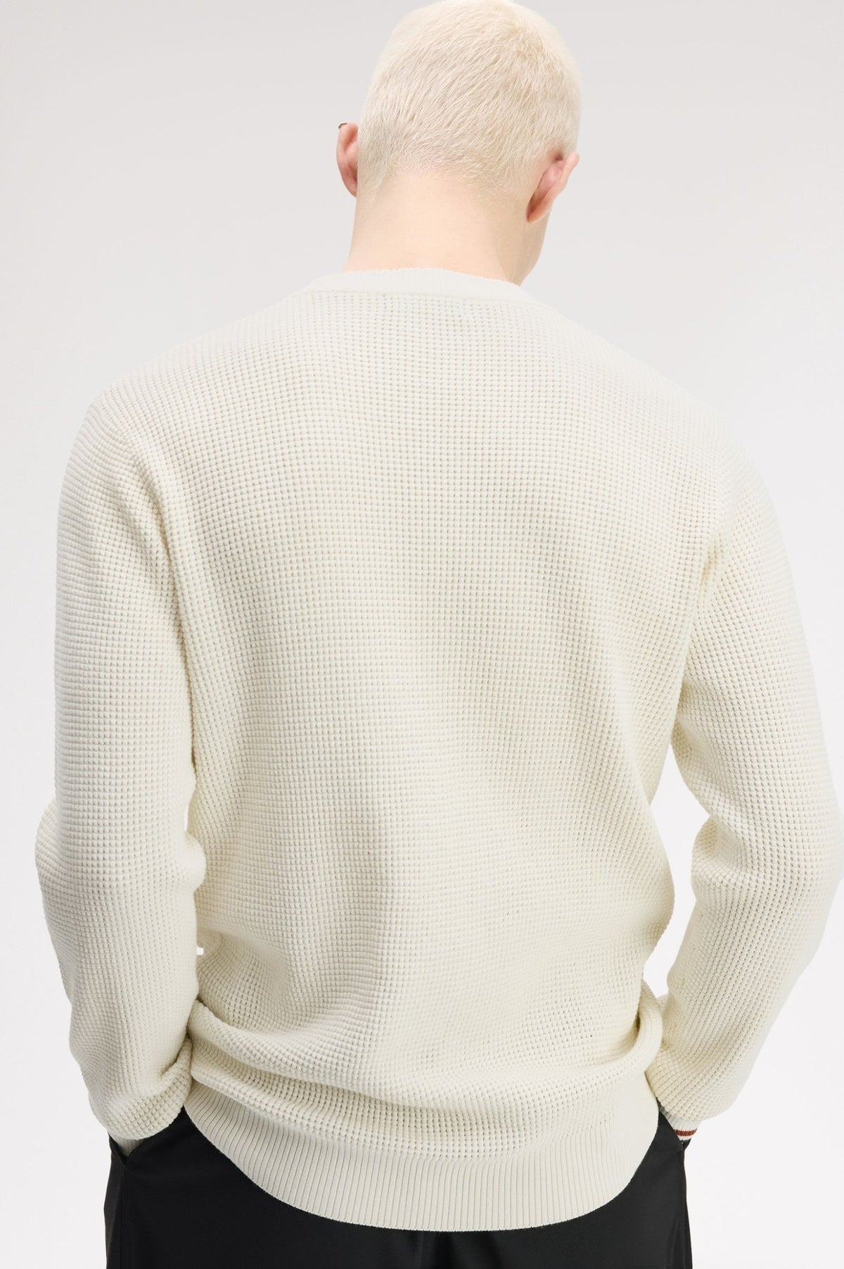 Maglione con lavorazione groffata K650759 170 FRED PERRY 