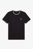 T-shirt con doppia riga