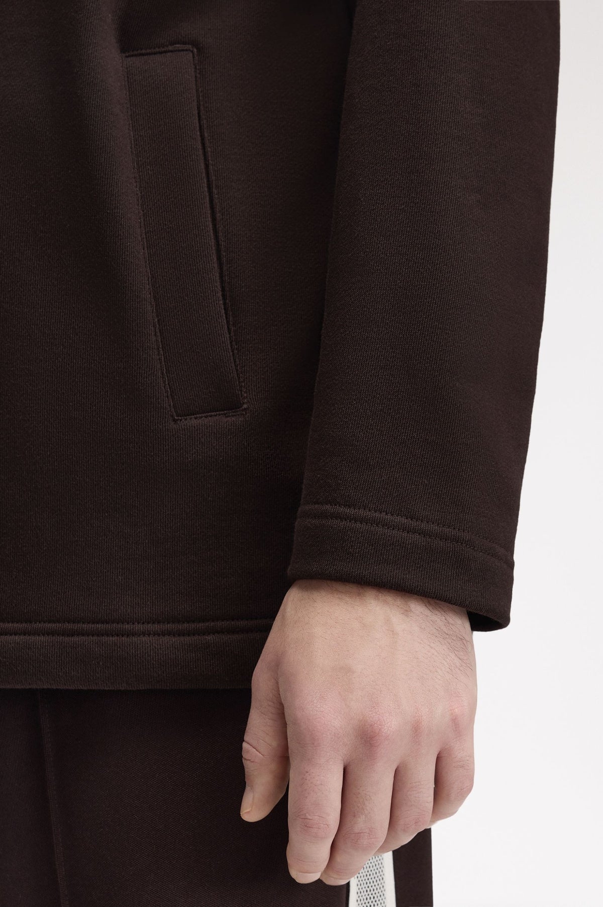 Felpa smock a mezza zip M368859 33C FRED PERRY 