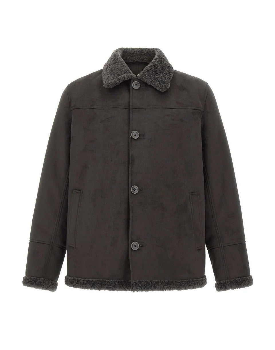 Giaccone in ecosuede GC000118U12754 9490 HERNO 