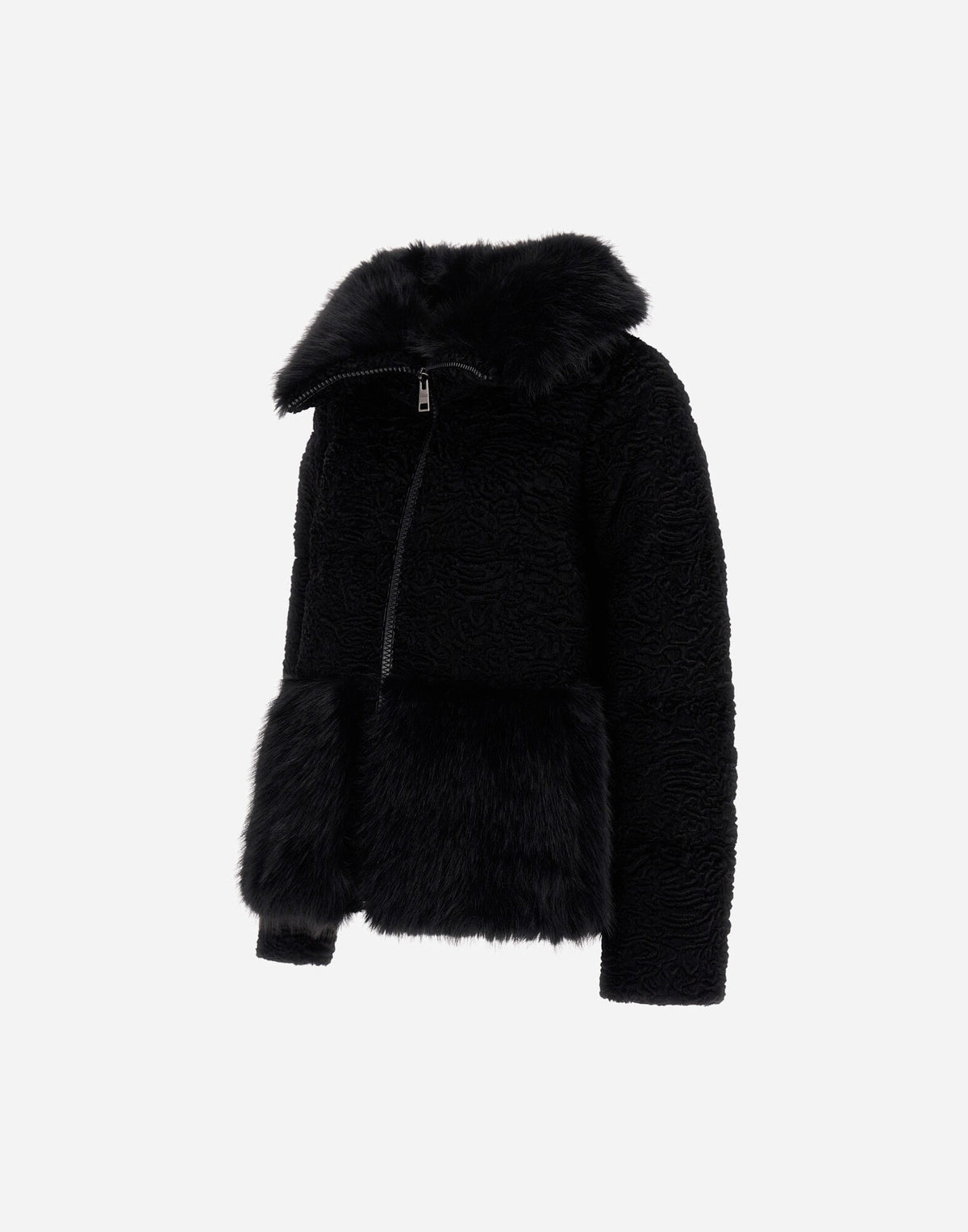 Giacca in pelliccia effetto astrakan PI002320D12953 9300 HERNO 