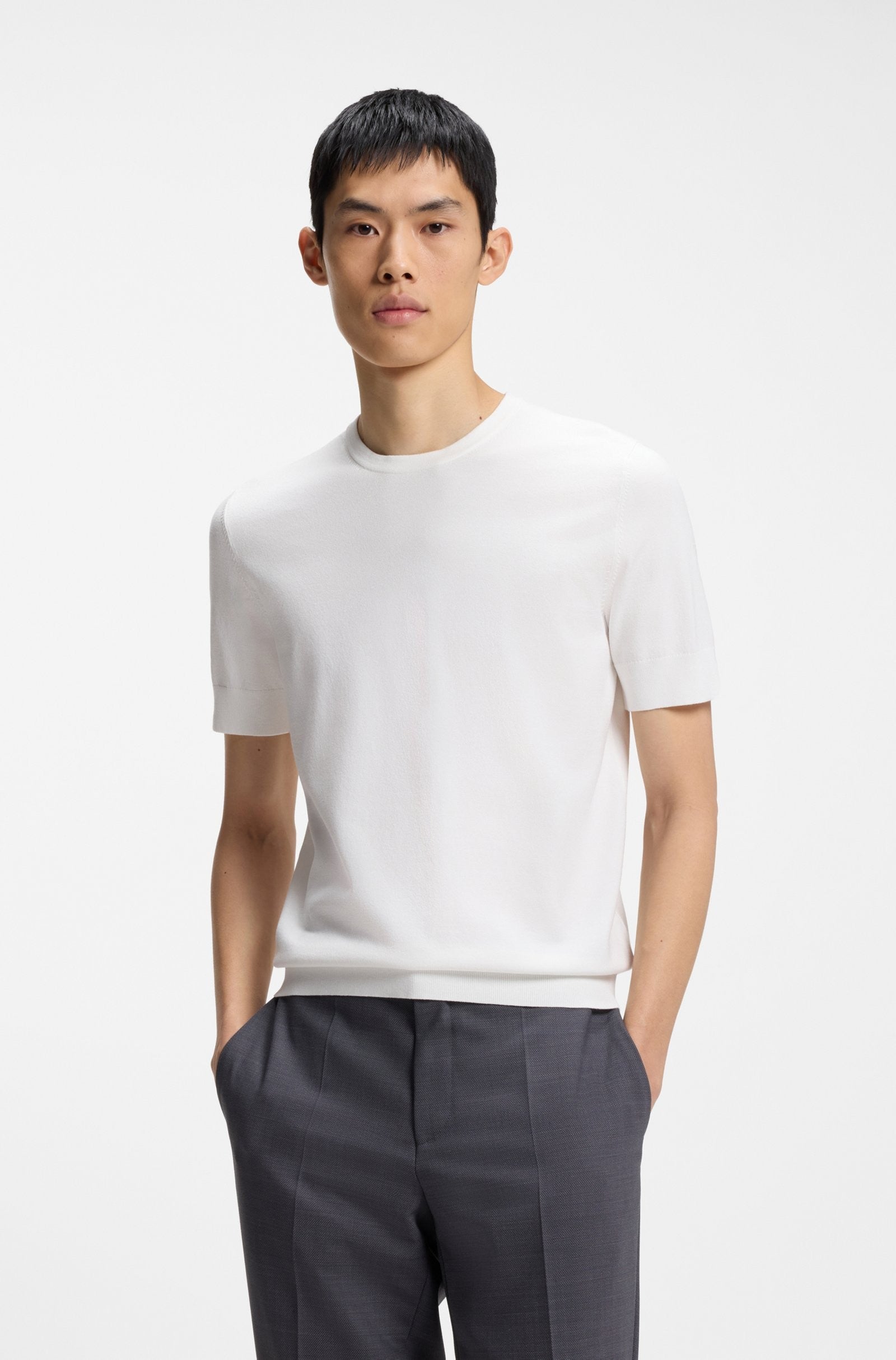 T-shirt in maglia 50536693 102 HUGO 