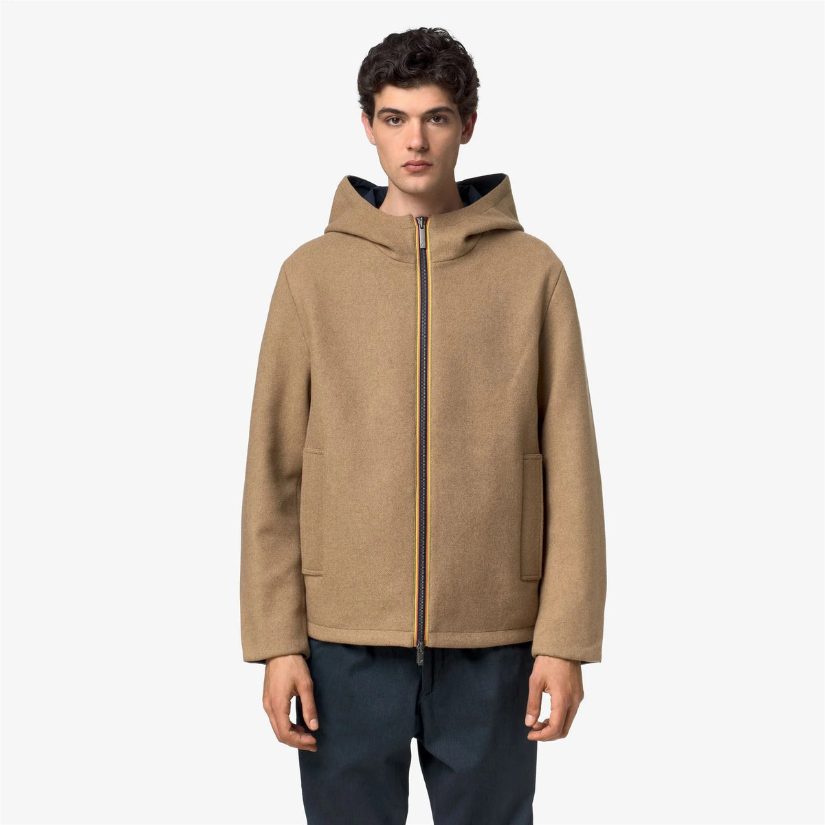 Claudel wool bonded K4141PW DB6 K-WAY 
