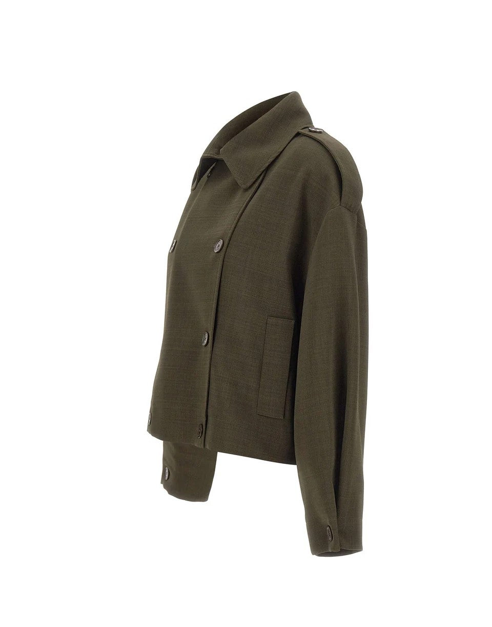 Giacca crop doppiopetto SI1MR008 5065 KAOS 