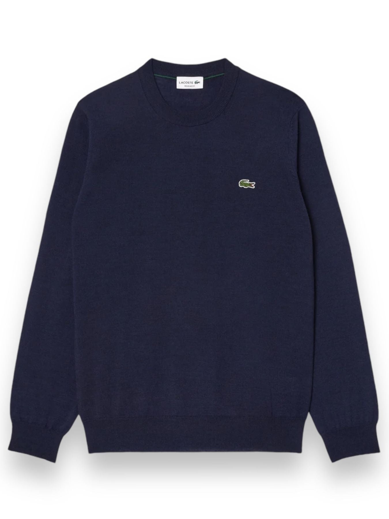 Pullover girocollo con coccodrillo AH3225 166 LACOSTE 