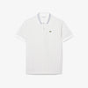 Polo dal taglio classico in jacquard con monogramma
