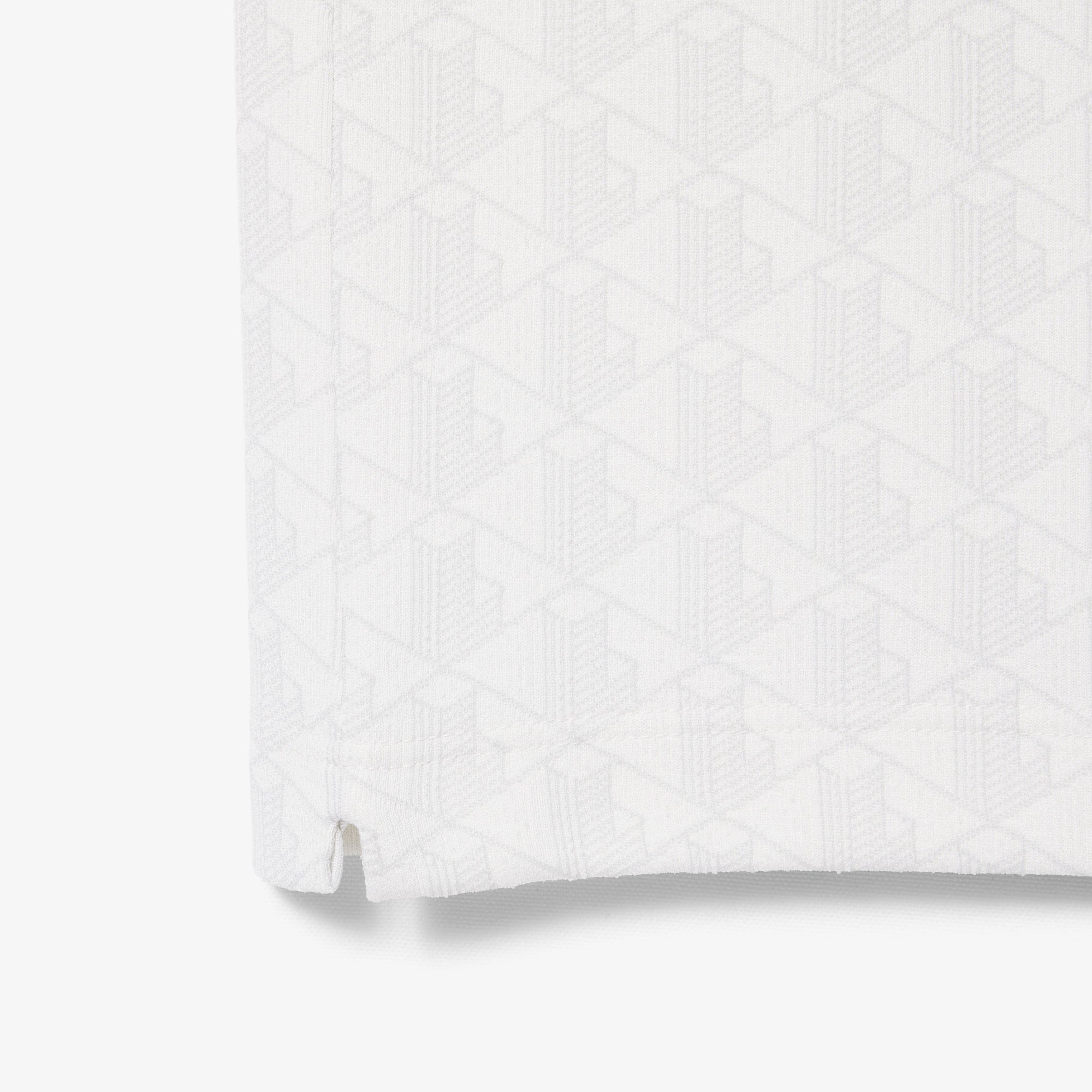 Polo dal taglio classico in jacquard con monogramma DH1417 4IW LACOSTE 