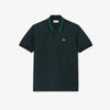 Polo dal taglio classico in jacquard con monogramma