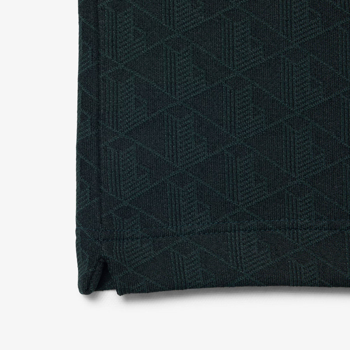Polo dal taglio classico in jacquard con monogramma DH1417 SPU LACOSTE 