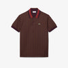 Polo dal taglio classico in jacquard con monogramma