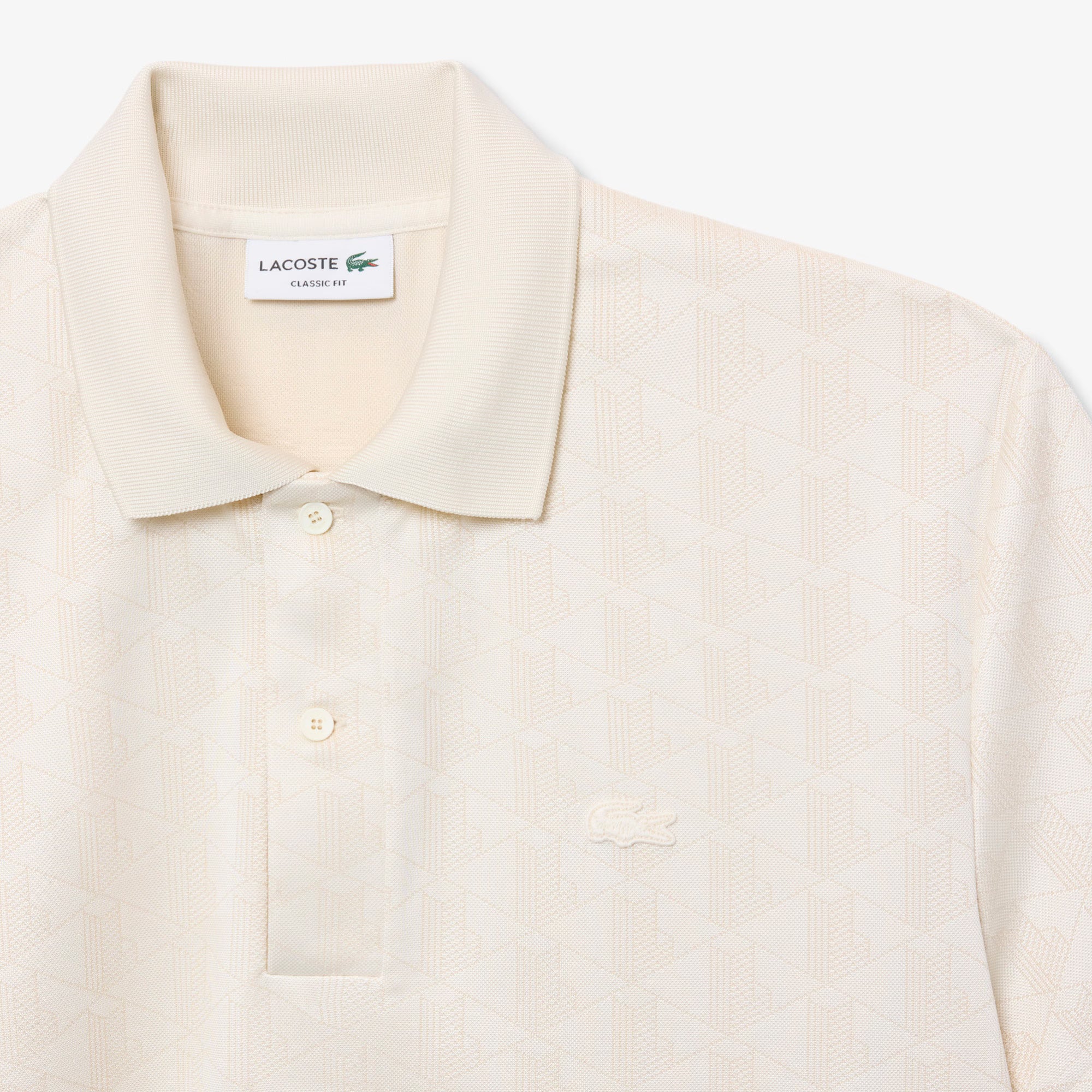 Polo classic fit jacquard con monogramma DH9787 8LX LACOSTE 