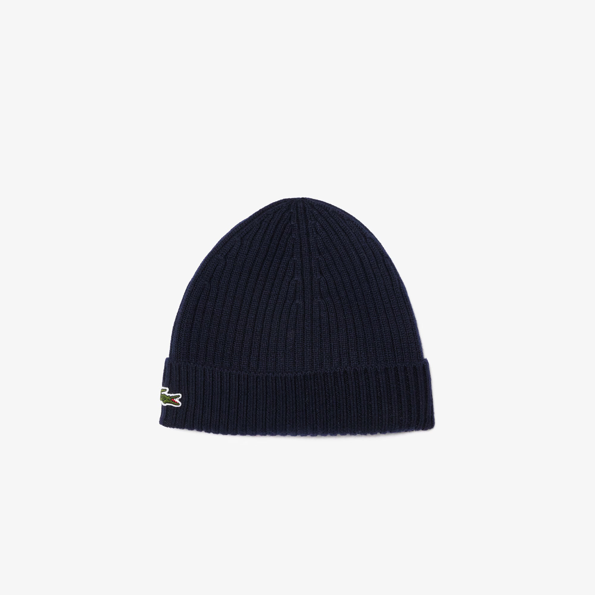 Berretto in lana spazzolata a costine RB0001 166 LACOSTE 