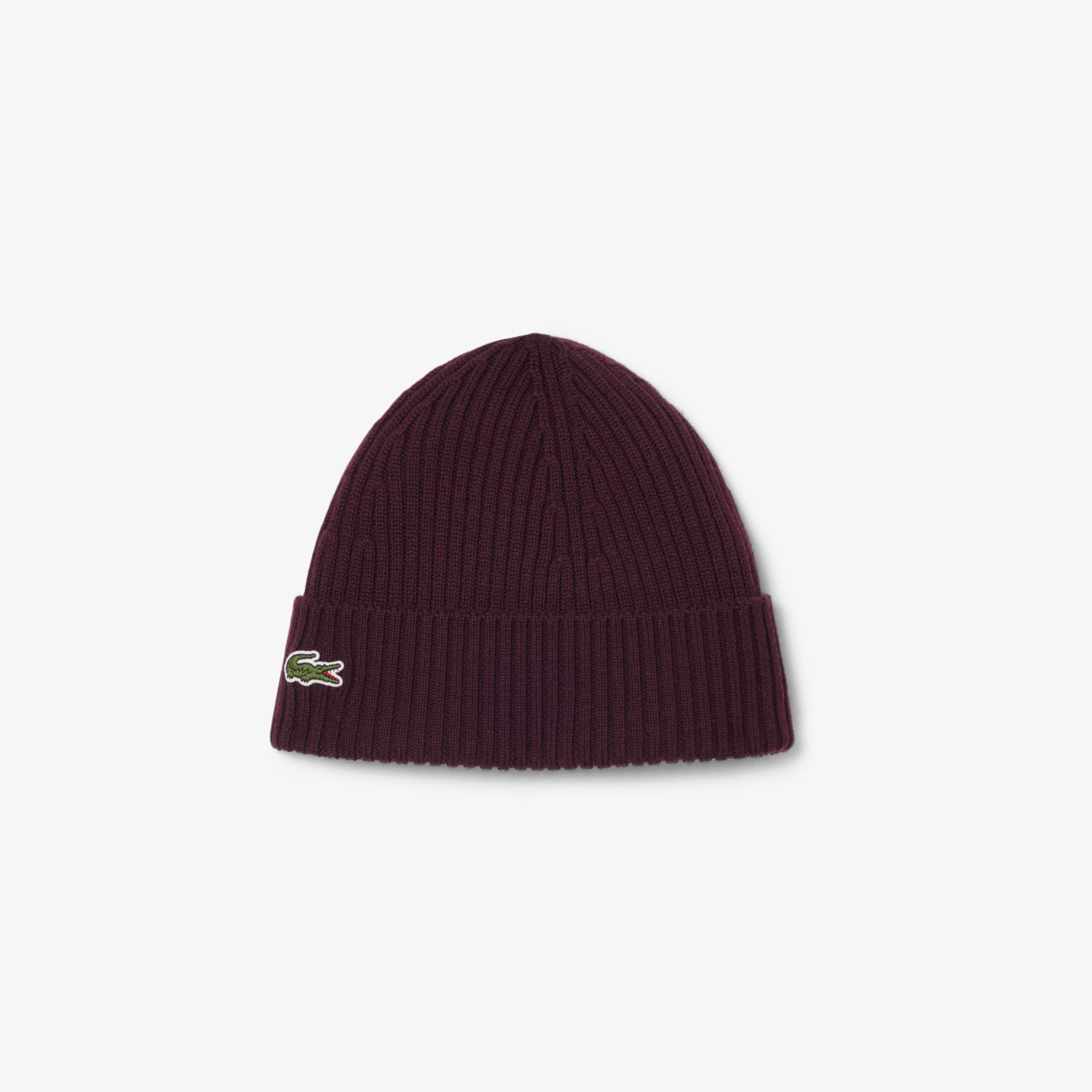 Berretto in lana spazzolata a costine RB0001 3KE LACOSTE 