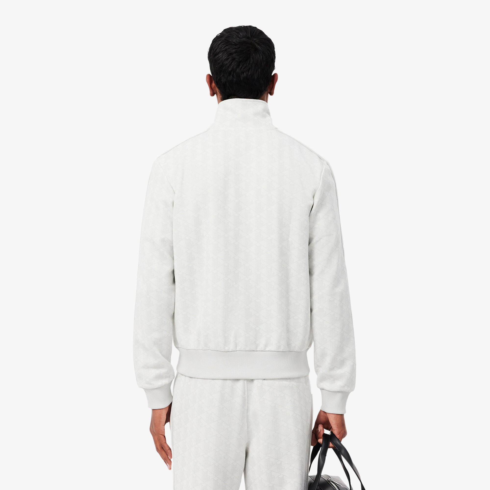 Giacca della tuta in jacquard con zip Paris SH1368 4IW LACOSTE 