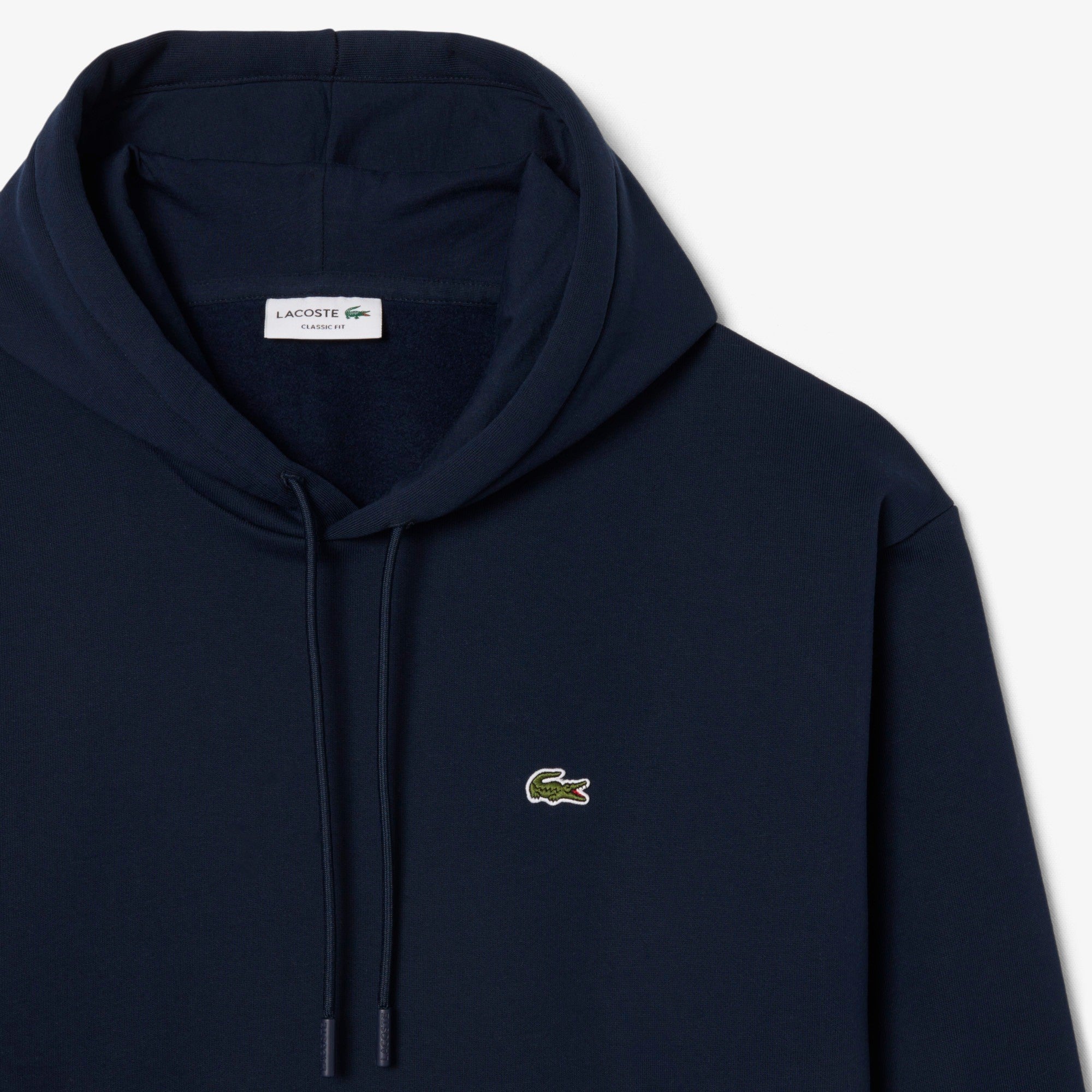 Felpa con cappuccio in tessuto felpato SH8863 166 LACOSTE 