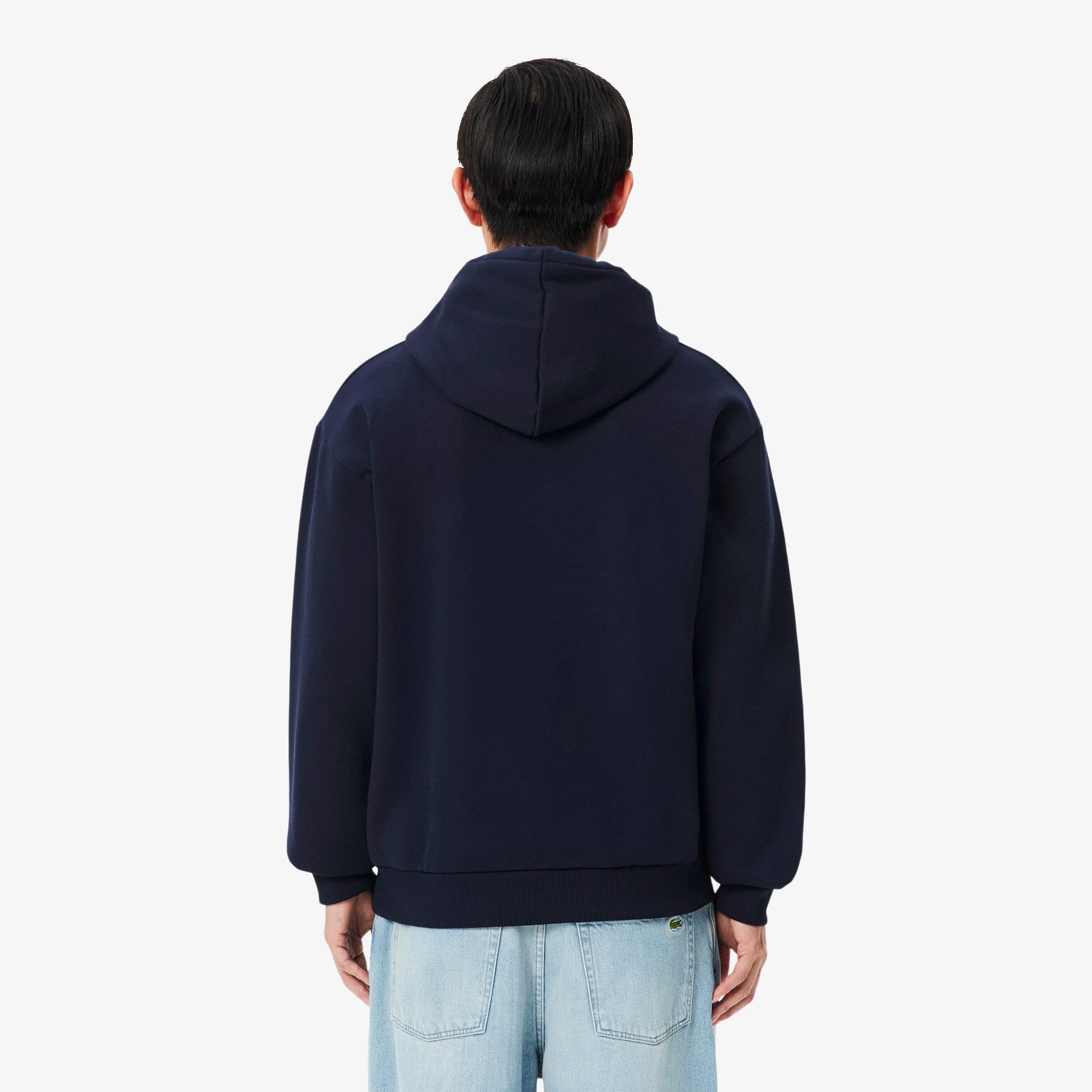 Felpa con cappuccio in tessuto felpato SH8863 166 LACOSTE 