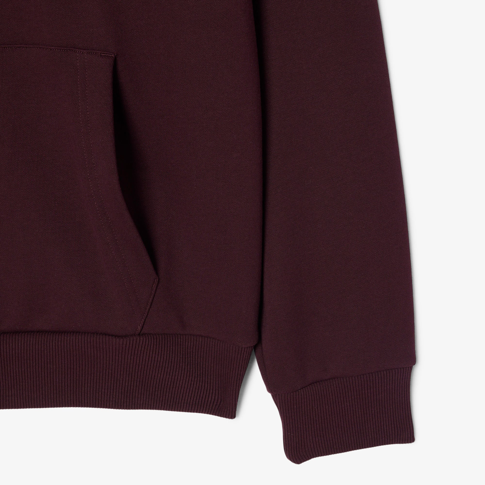 Felpa con cappuccio in tessuto felpato SH8863 3KE LACOSTE 