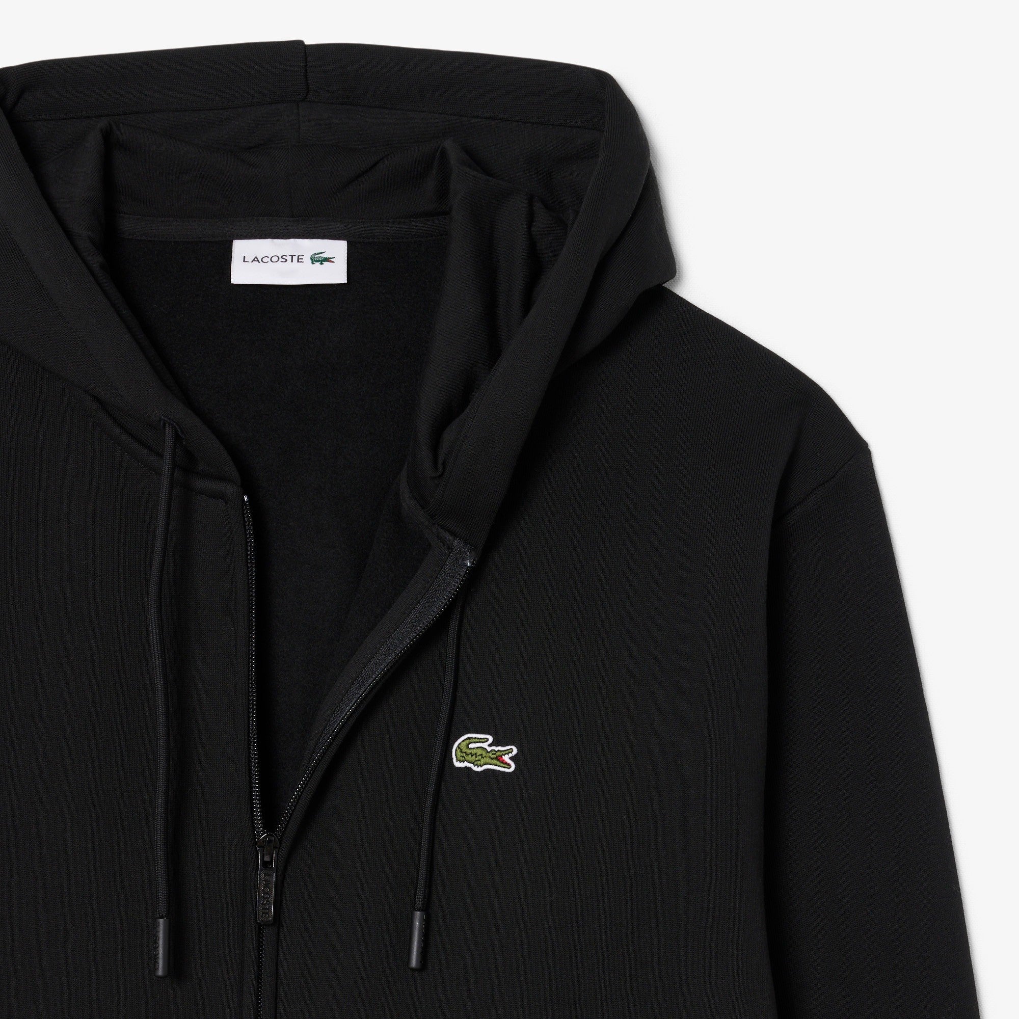Felpa con cappuccio in tessuto felpato SH8864 031 LACOSTE 