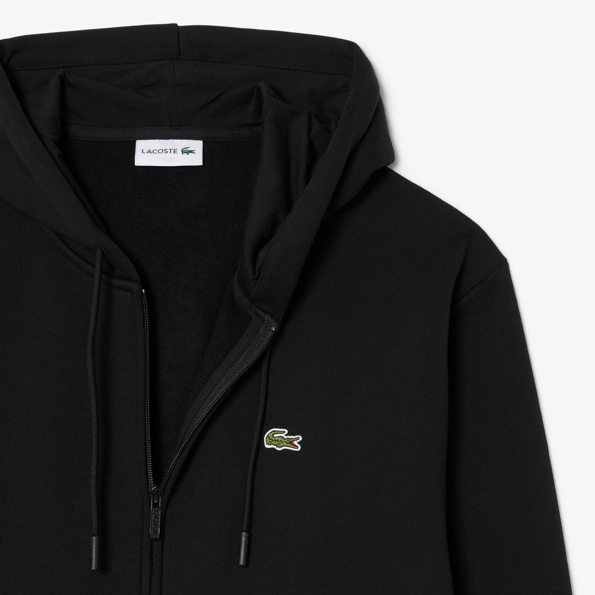 Felpa con cappuccio in tessuto felpato SH8864 031 LACOSTE 