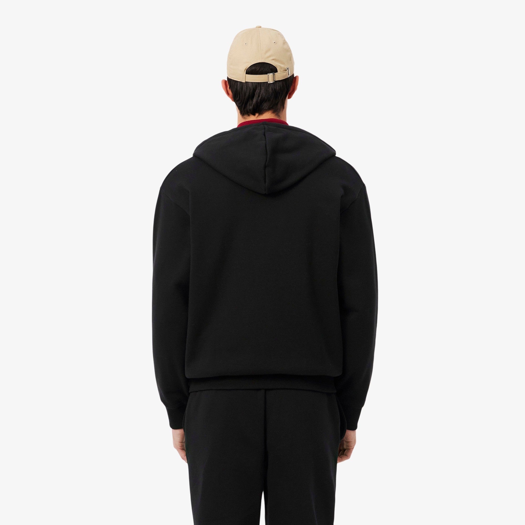 Felpa con cappuccio in tessuto felpato SH8864 031 LACOSTE 