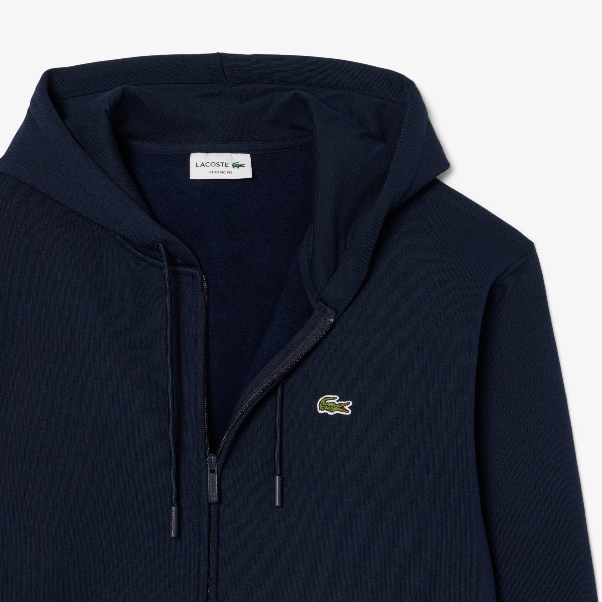 Felpa con cappuccio in tessuto felpato SH8864 166 LACOSTE 