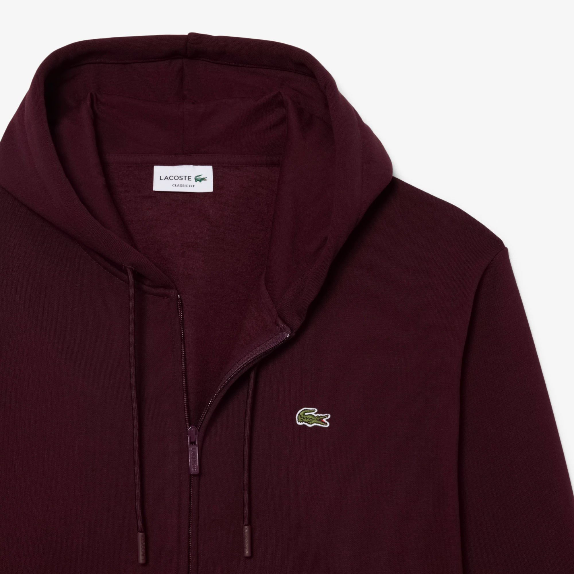 Felpa con cappuccio in tessuto felpato SH8864 3KE LACOSTE 