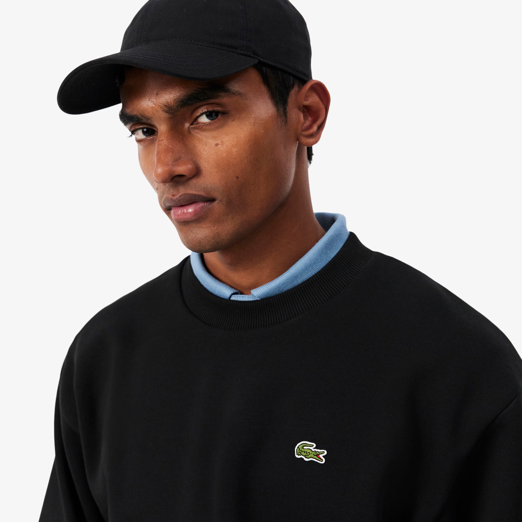 Felpa in cotone SH8868 031 LACOSTE 
