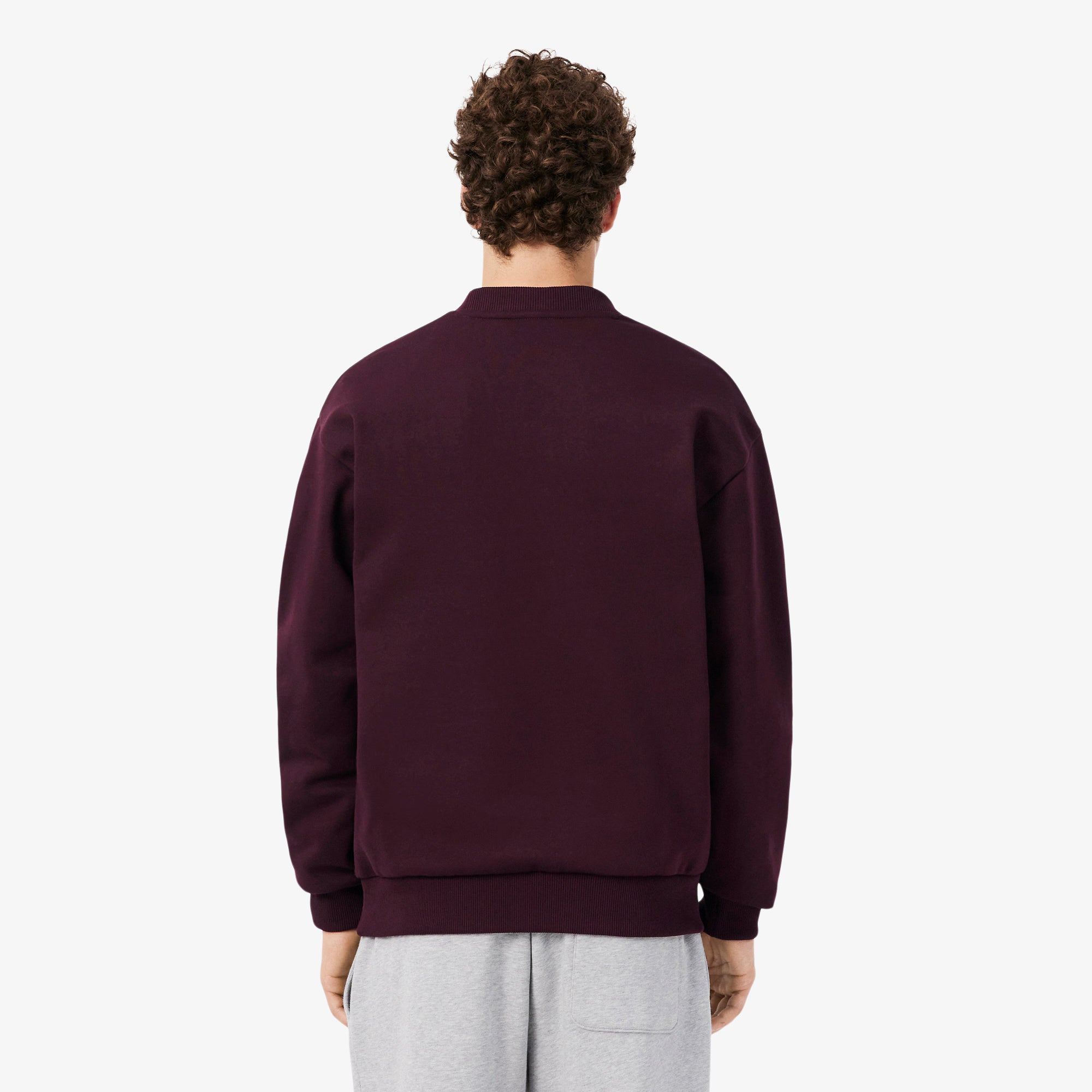 Felpa in cotone SH8868 3KE LACOSTE 