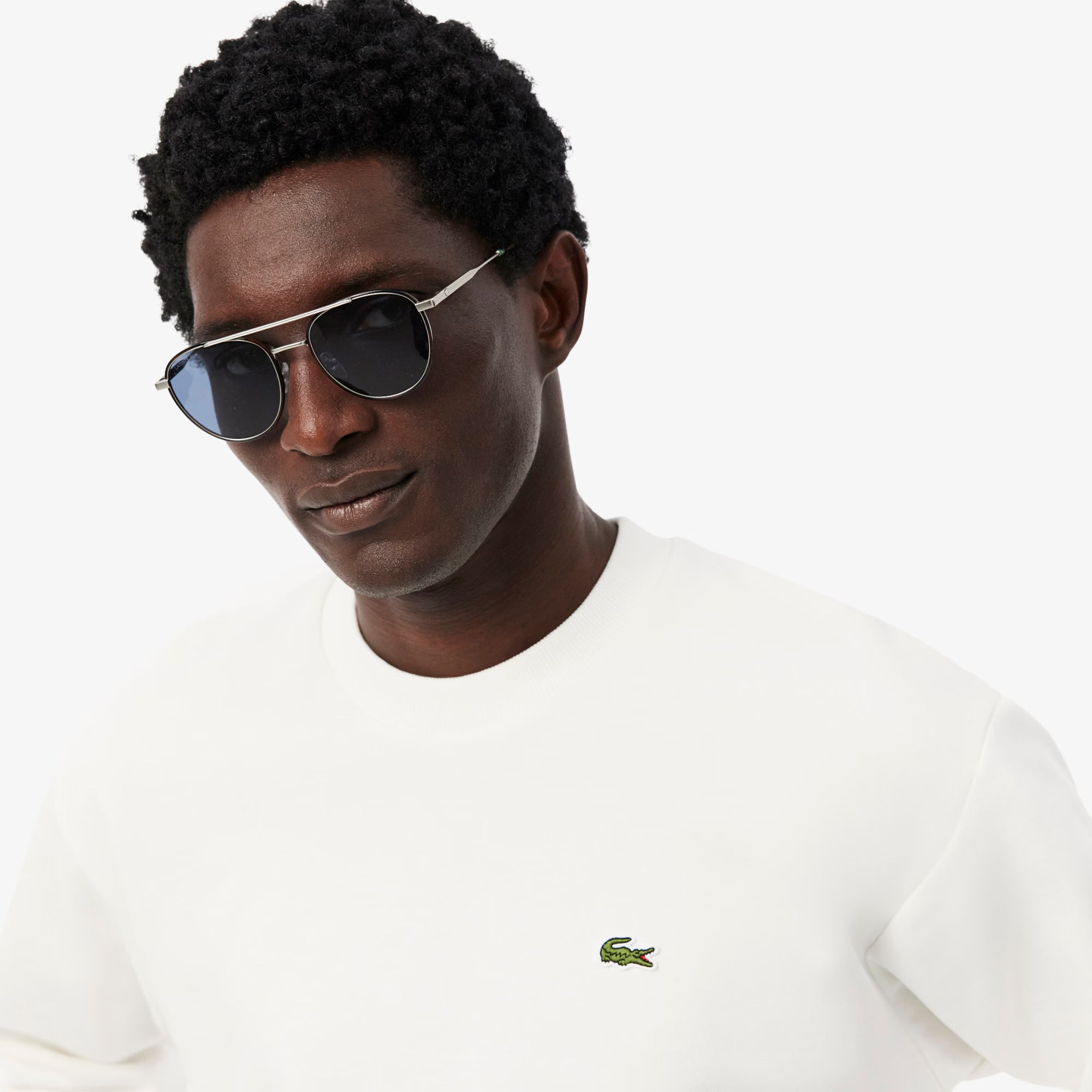 Felpa in cotone SH8868 70V LACOSTE 