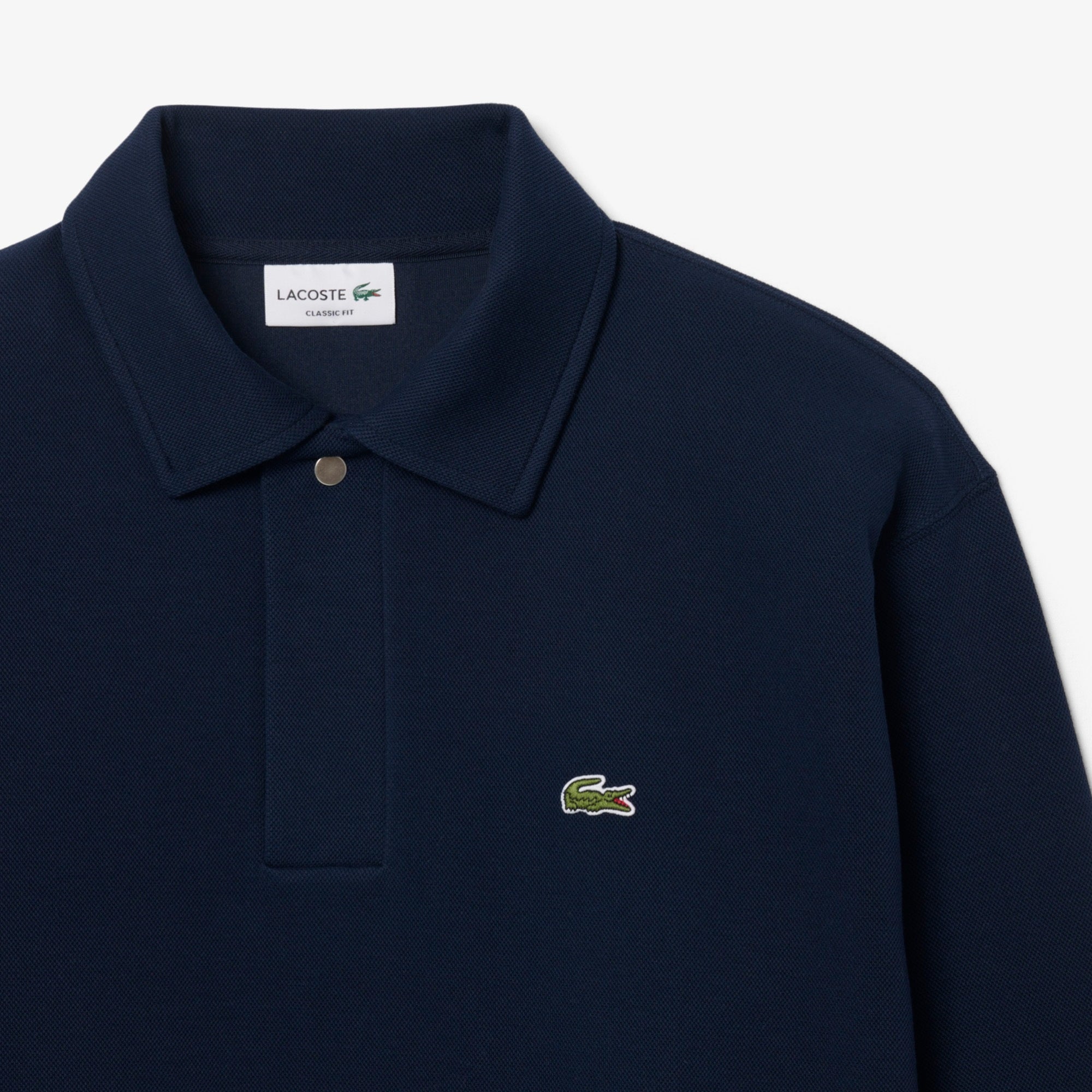 Felpa Piqué con colletto polo SH9450 166 LACOSTE 