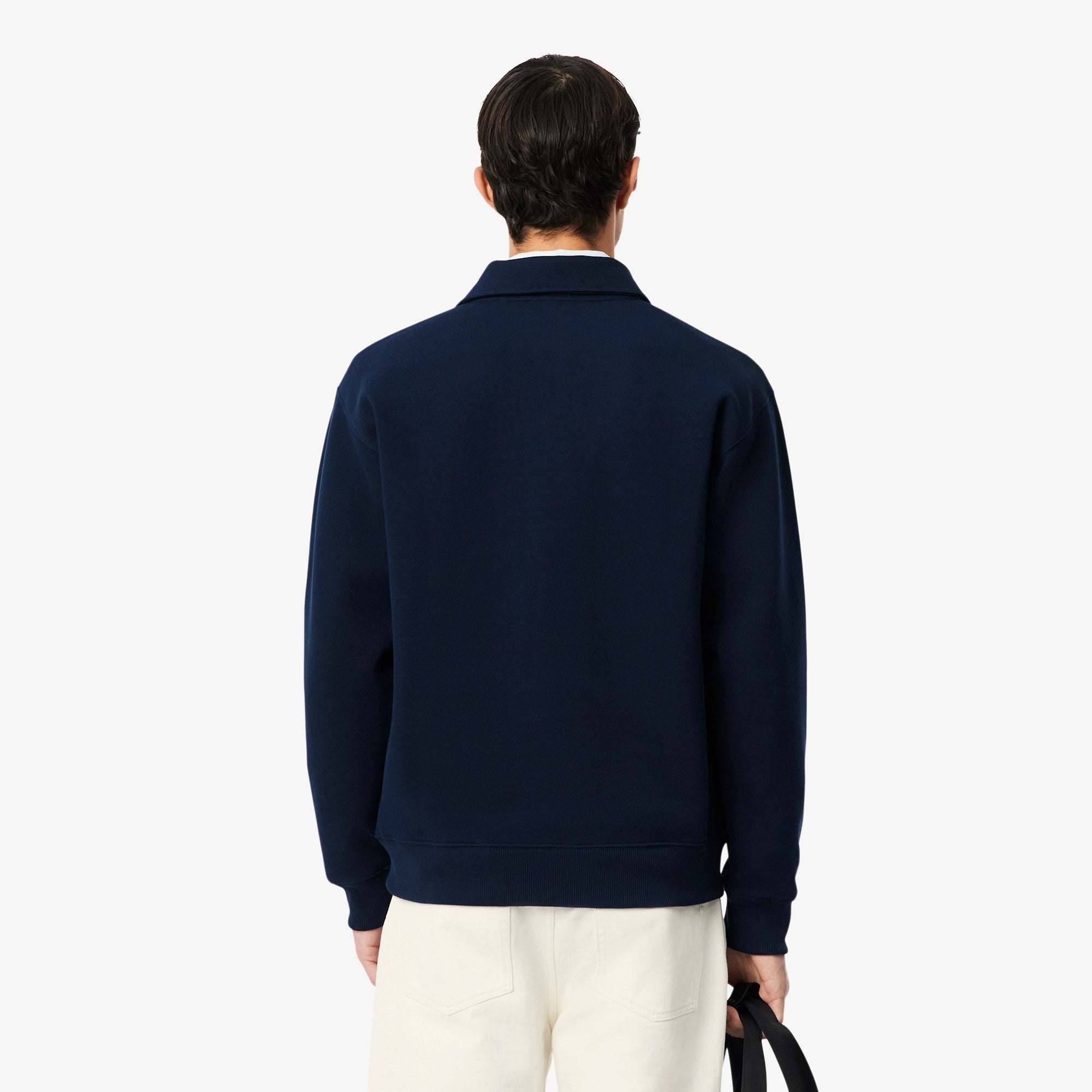 Felpa Piqué con colletto polo SH9450 166 LACOSTE 