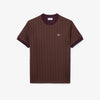 T-shirt slim fit con monogramma jacquard