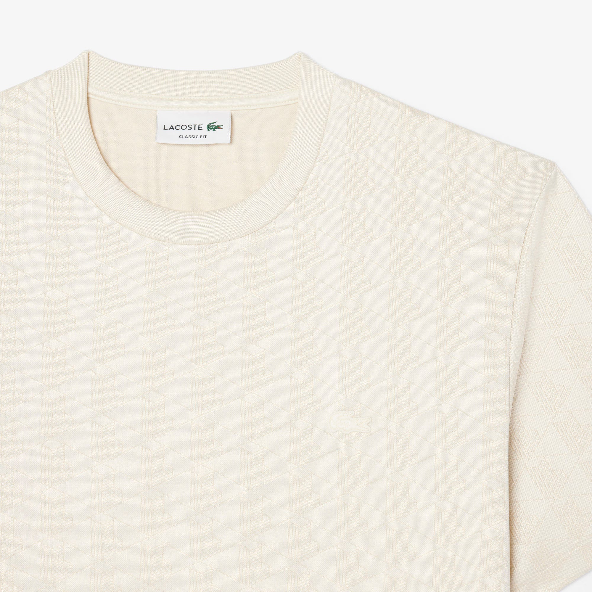 T-shirt jacquard con monogramma TH1985 8LX LACOSTE 
