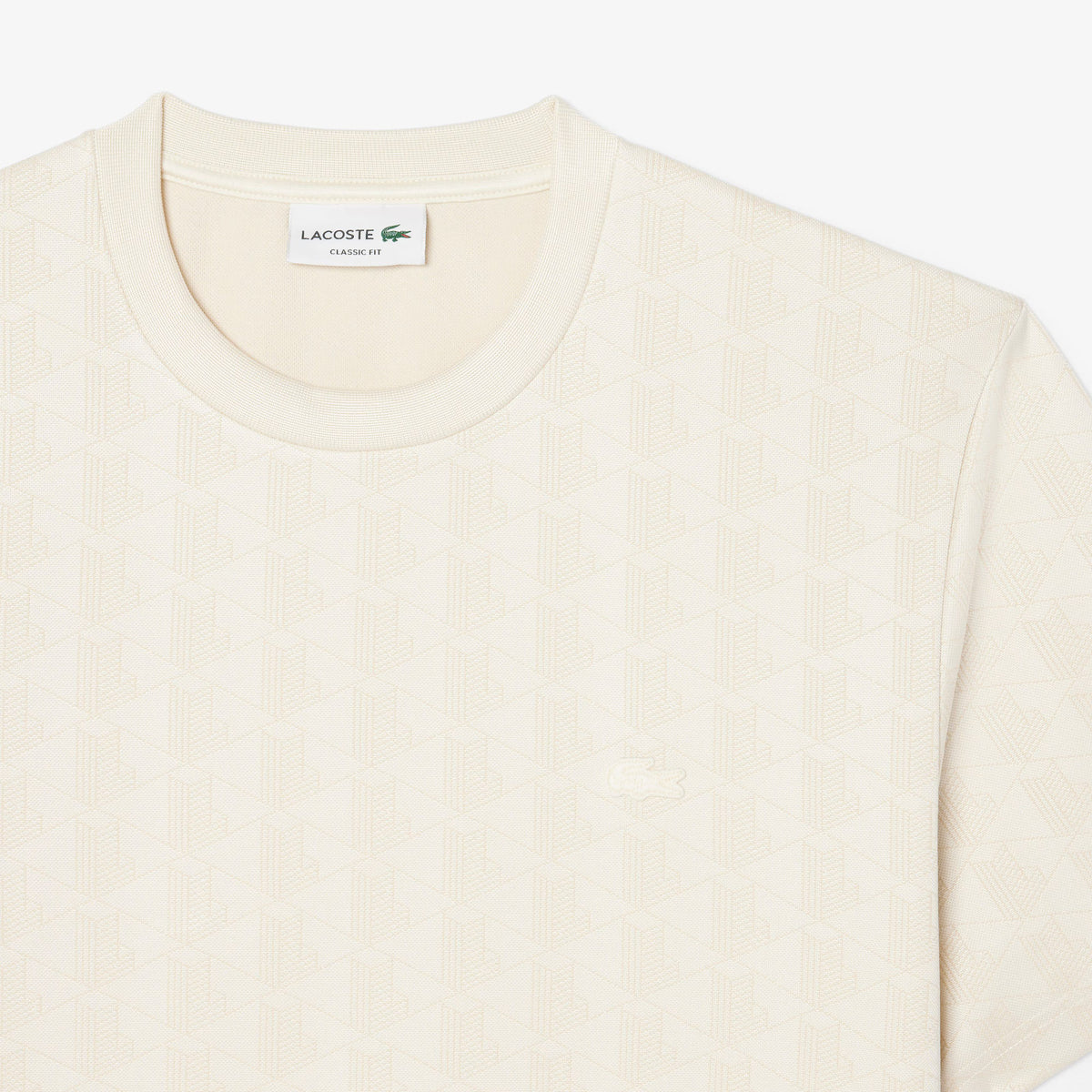 T-shirt jacquard con monogramma TH1985 8LX LACOSTE 