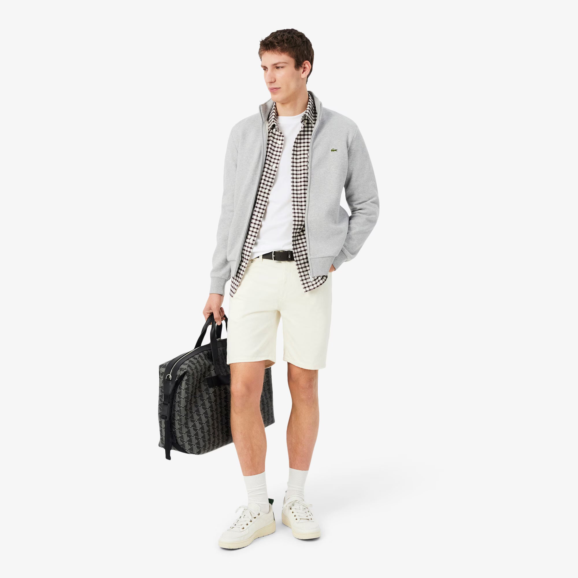 T-shirt in cotone TH7318 001 LACOSTE 