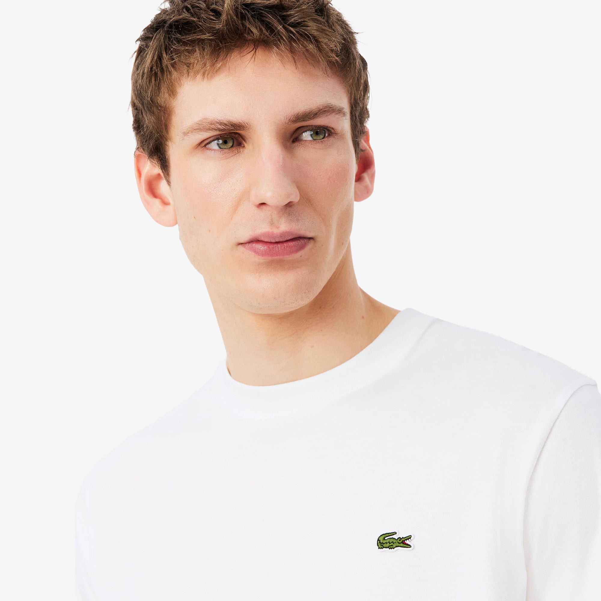 T-shirt in cotone TH7318 001 LACOSTE 