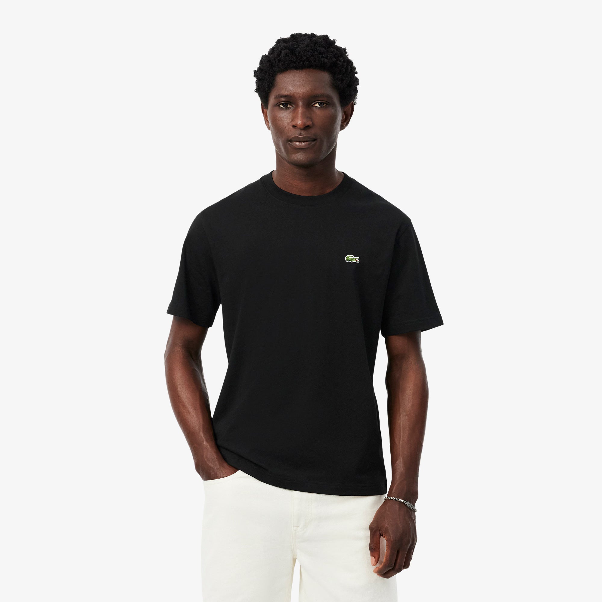 T-shirt in cotone TH7318 031 LACOSTE 