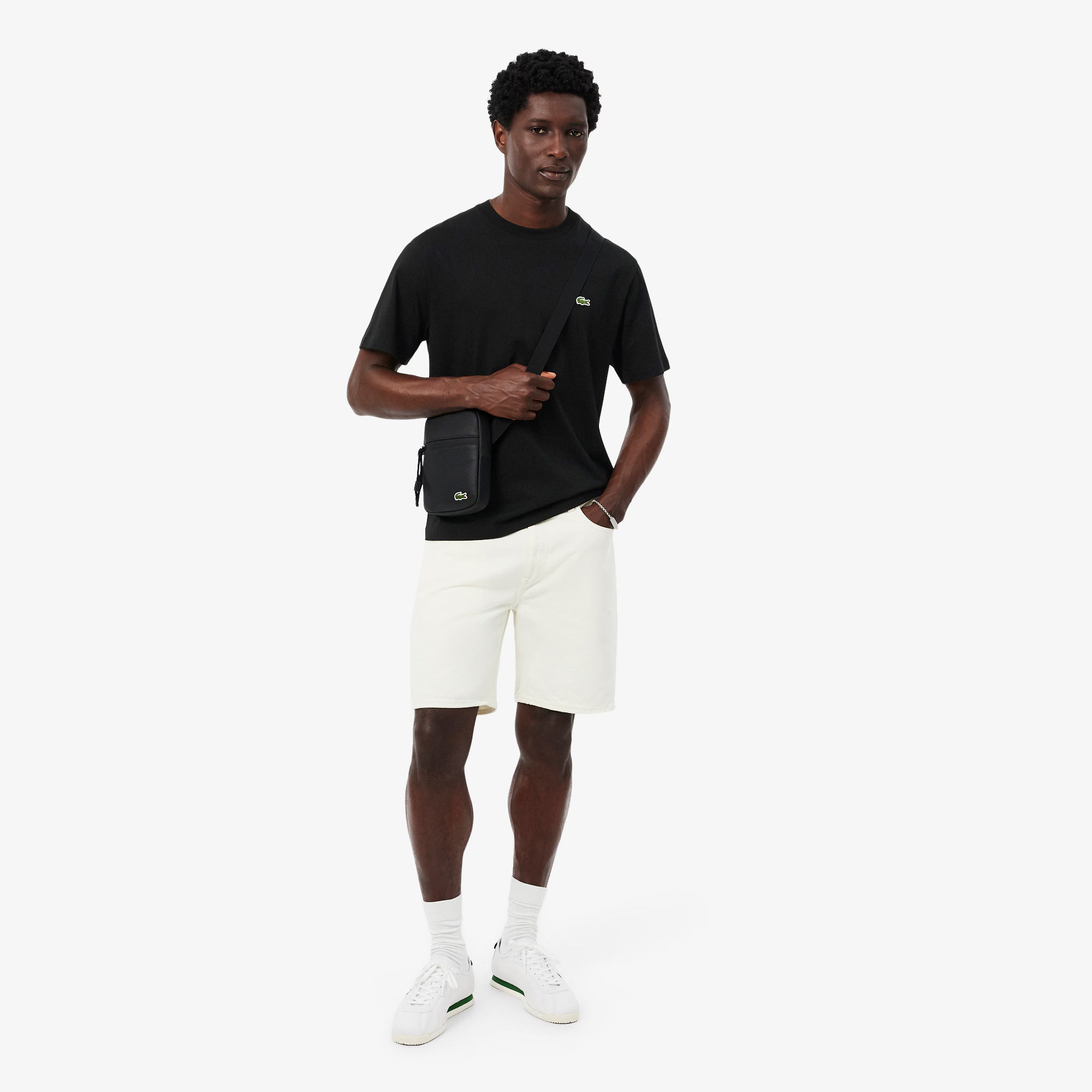 T-shirt in cotone TH7318 031 LACOSTE 