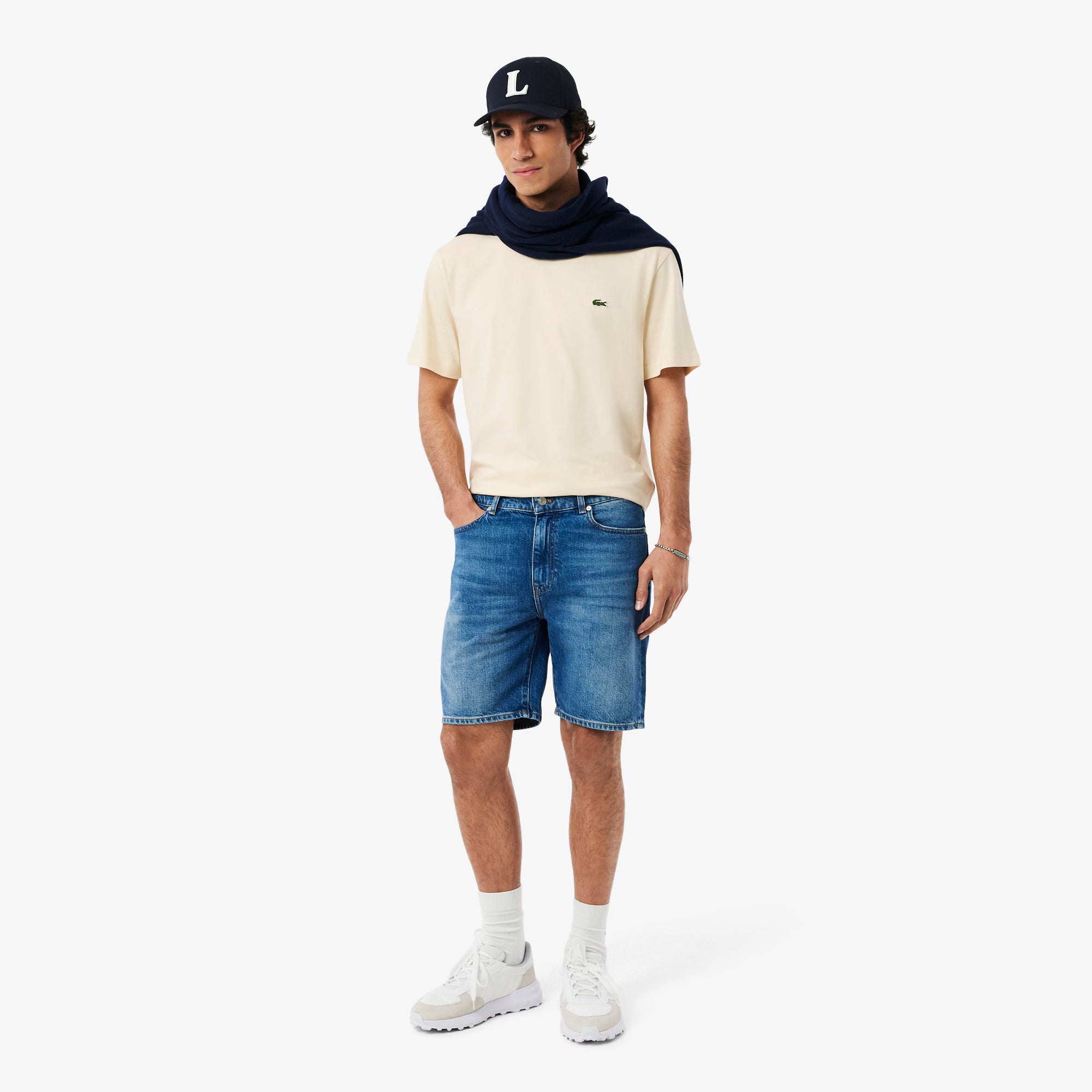 T-shirt in cotone TH7318 056 LACOSTE 